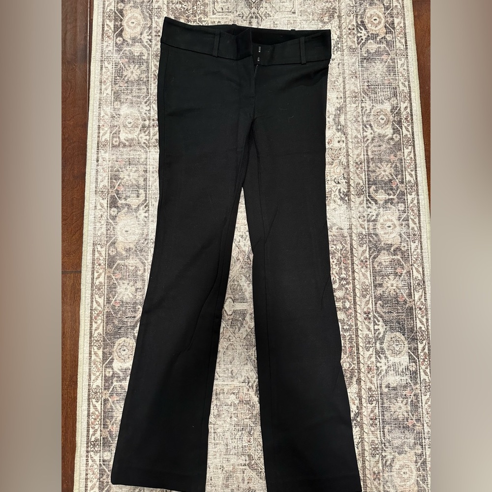 Ann Taylor Size 2 Modern Black Dress Pants